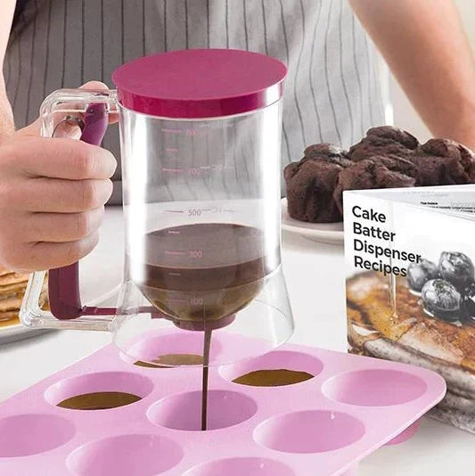 QuickServe Dispenser - Effortless Batter Dispensing for Pancakes and Cupcakes