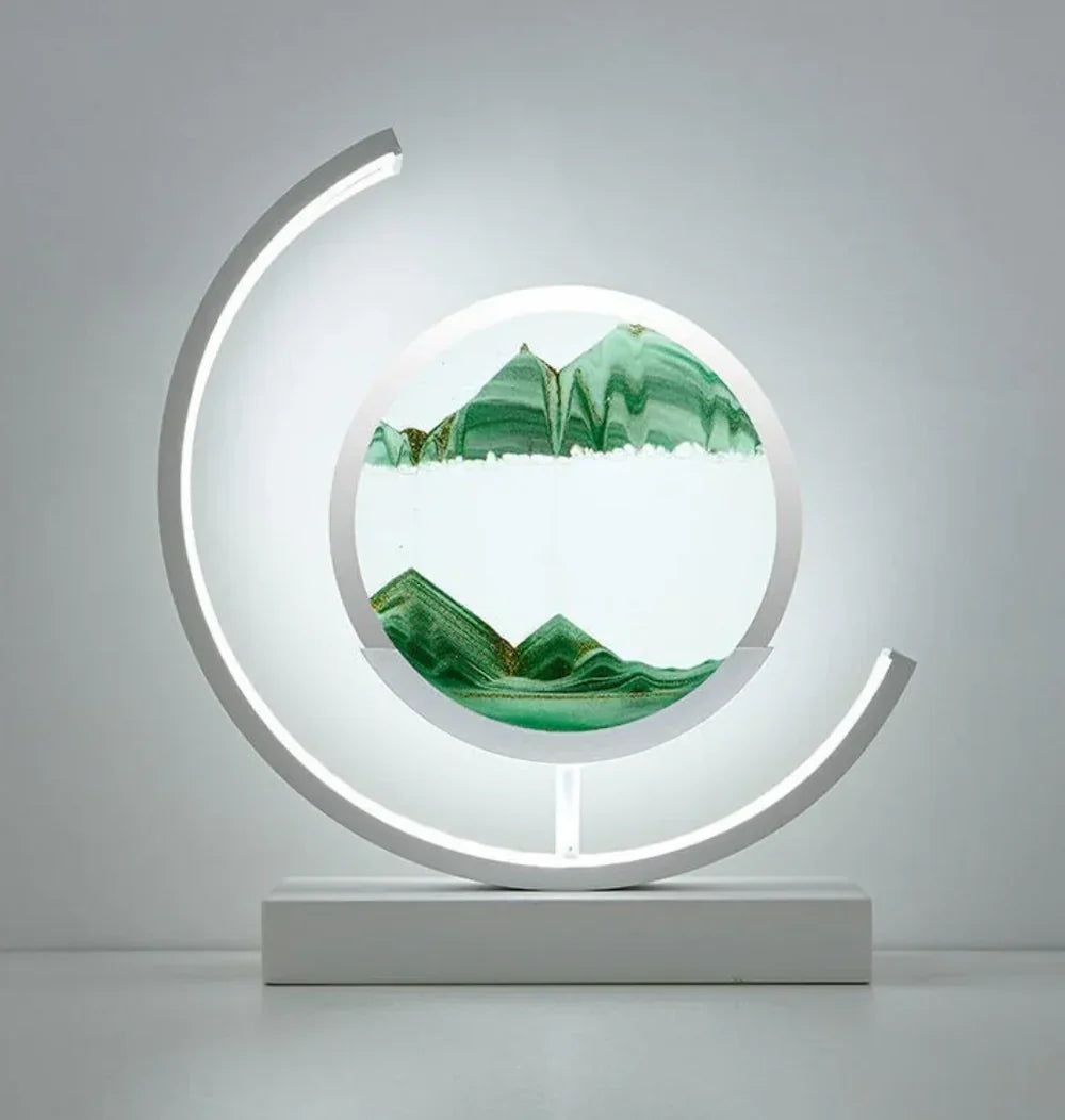 Serenova - Elegant Sand Art Table Lamp