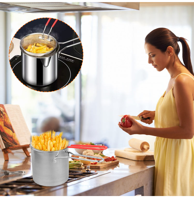 Lambrose - Stylish Stainless Steel Fryer for Healthier Meals