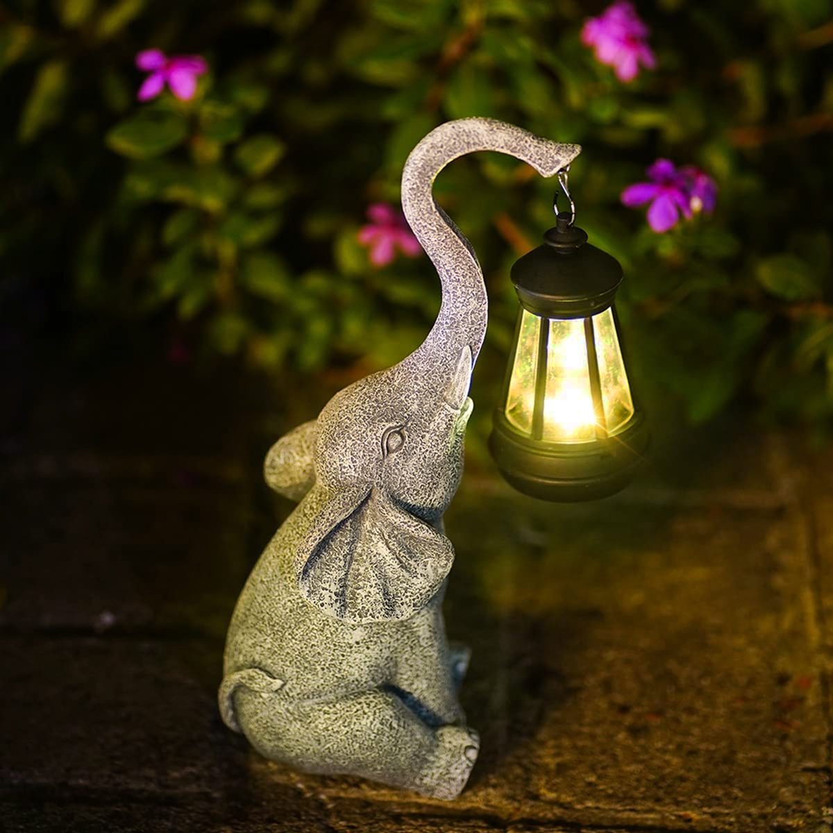 Elephanta - Solar Elephant Garden Light