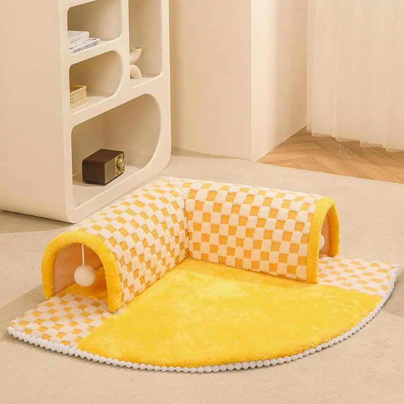 CozyCat Tunnel - Stylish Play Space for Cats
