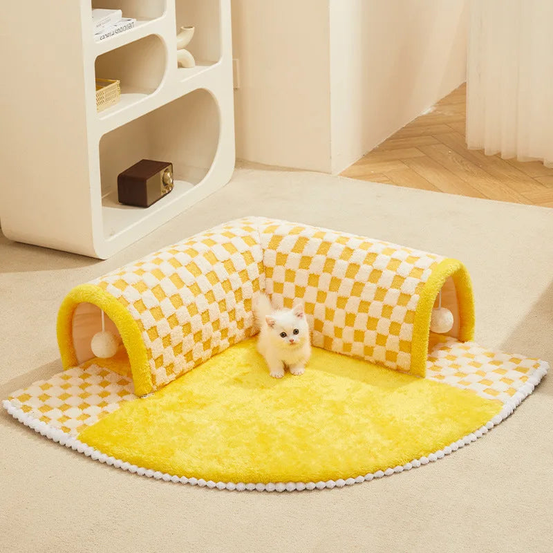 CozyCat Tunnel - Stylish Play Space for Cats