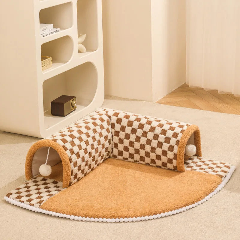 CozyCat Tunnel - Stylish Play Space for Cats
