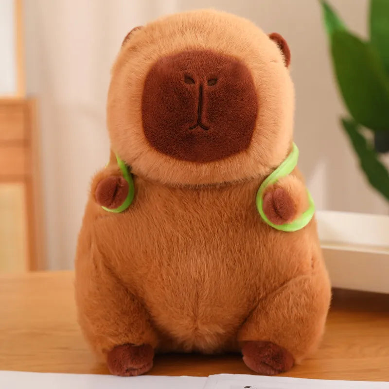 TurtleBuddy - Cute Capybara Plush with Turtle Backpack