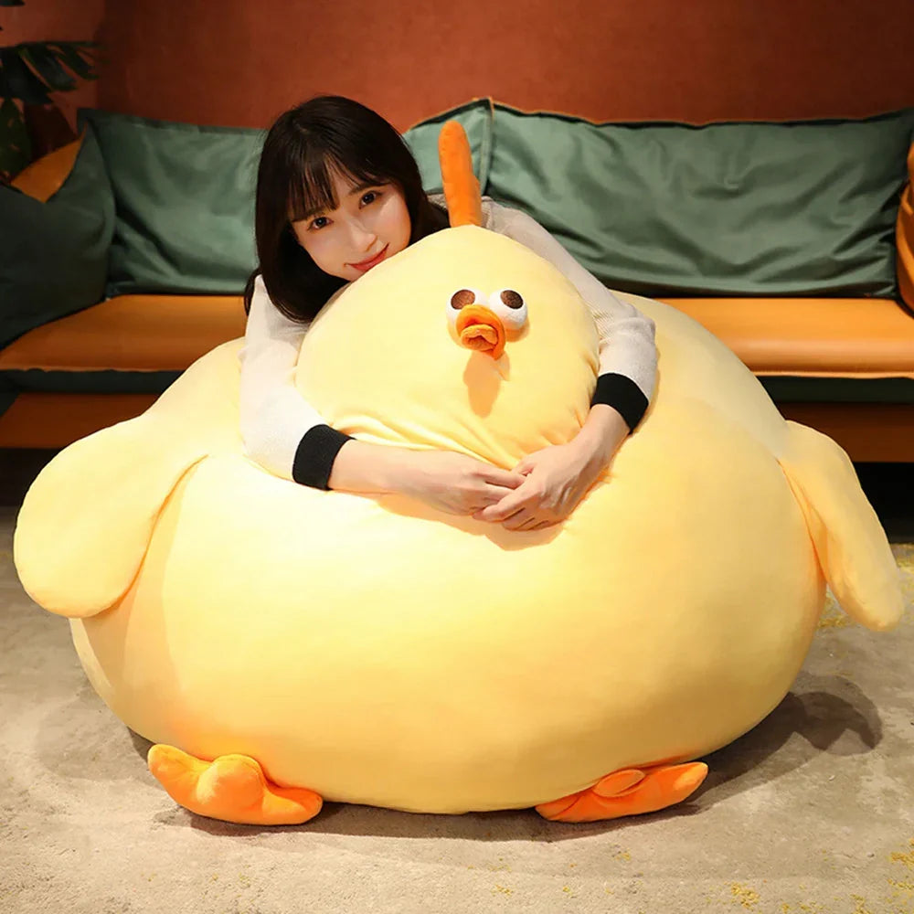 BigChick CuddleBuddy - Giant Plush Chicken for Cozy Cuddle Time