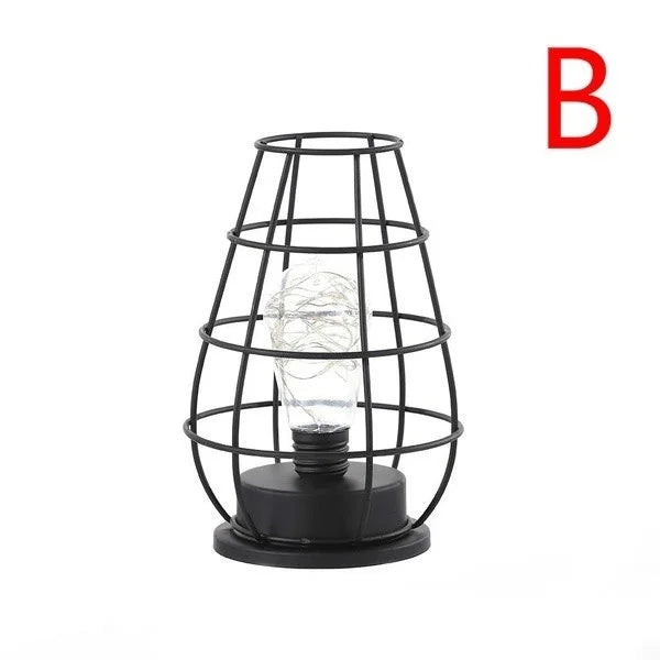 RetroEra - Minimalist Hollow Retro Table Lamp