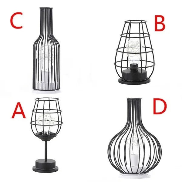RetroEra - Minimalist Hollow Retro Table Lamp