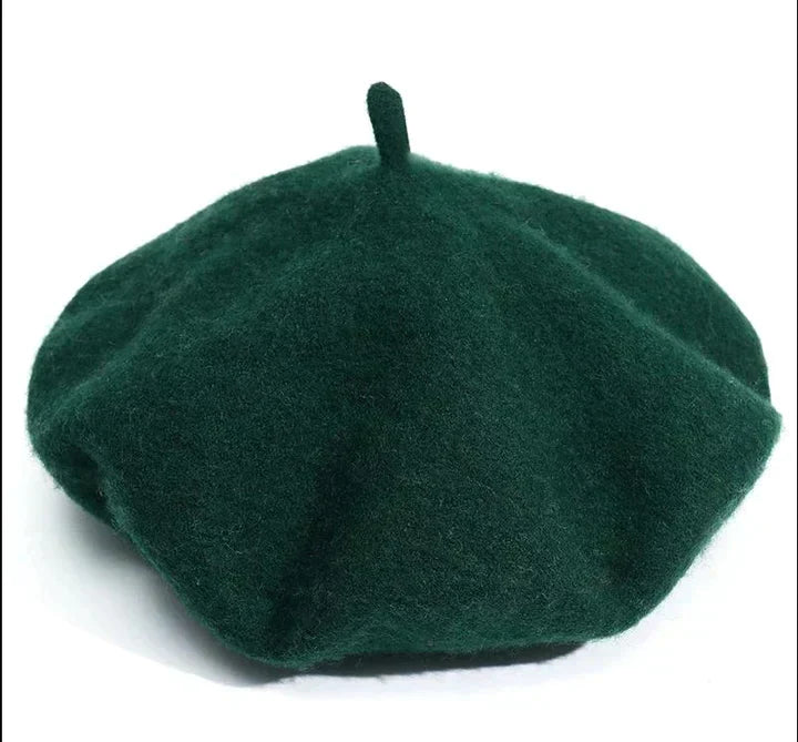 WoolCharm Beret - Cozy Wool Style for Cold Winter Days