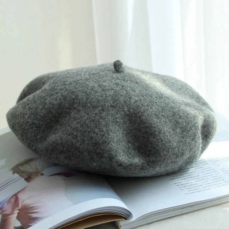 WoolCharm Beret - Cozy Wool Style for Cold Winter Days