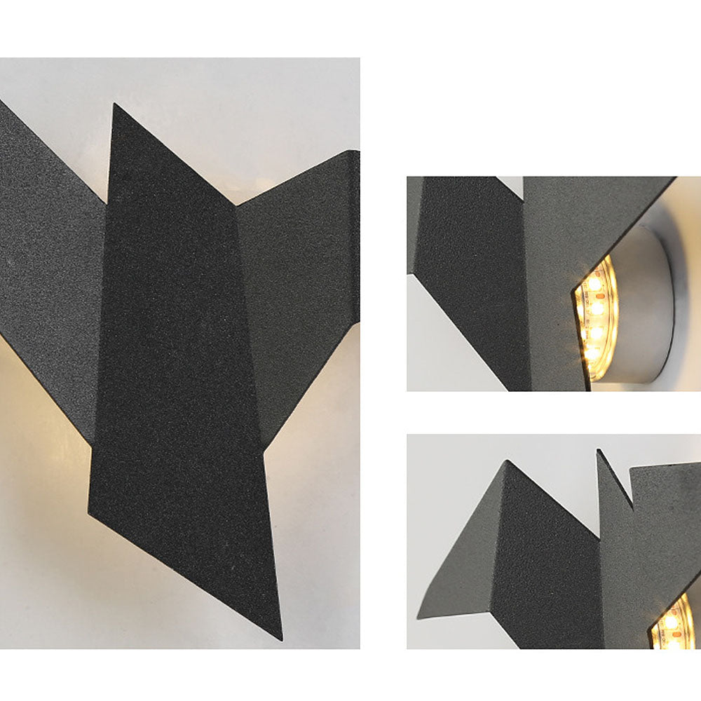 Bird-Shaped Design Wall Lamp - Nature-Inspired Iron Accent Light