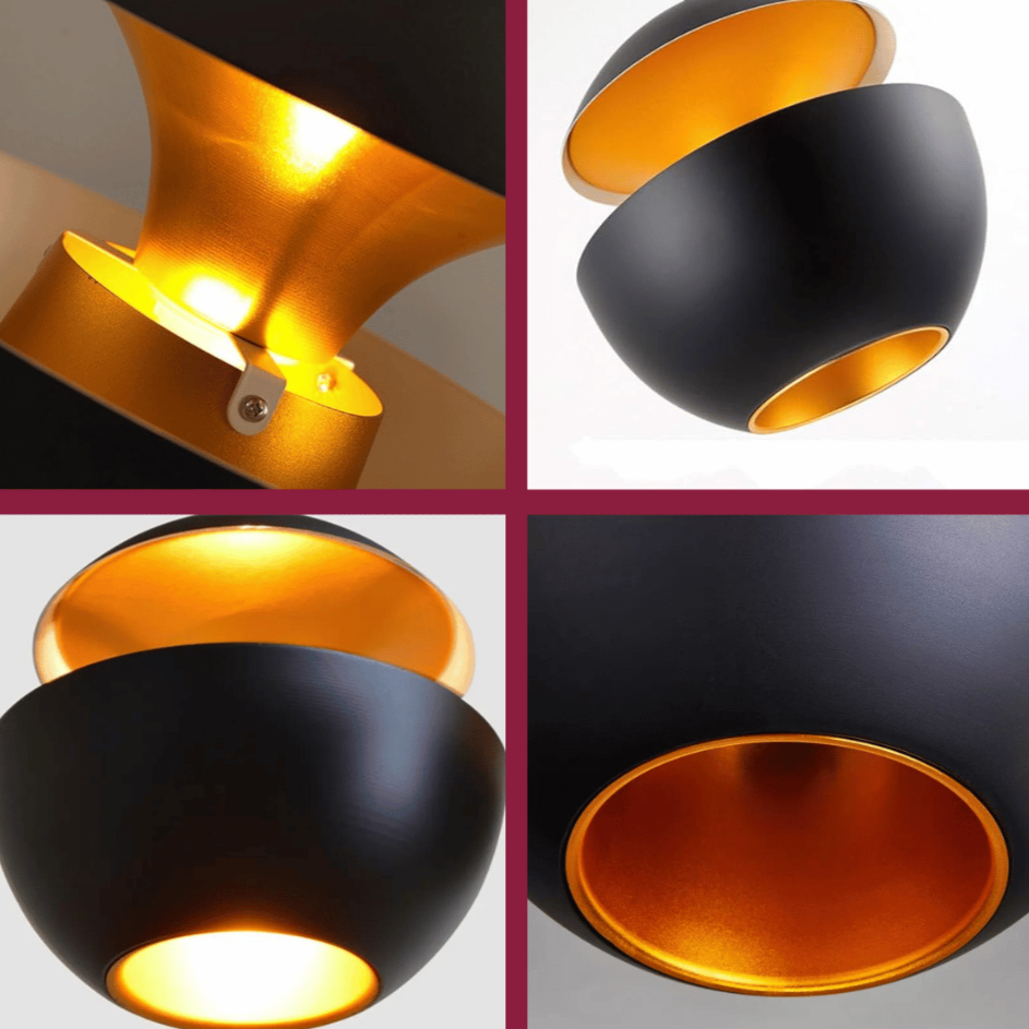 GoldGlow - Elegant Gold Pendant Light