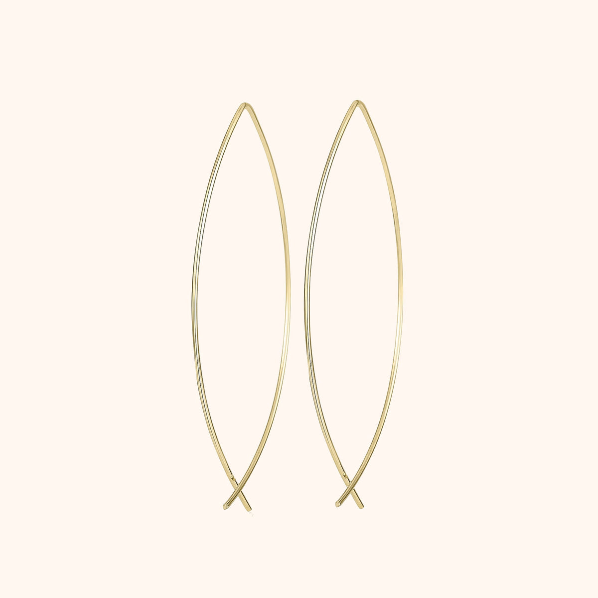 Lina Earrings - Chic Minimalist Silver Drop Earrings