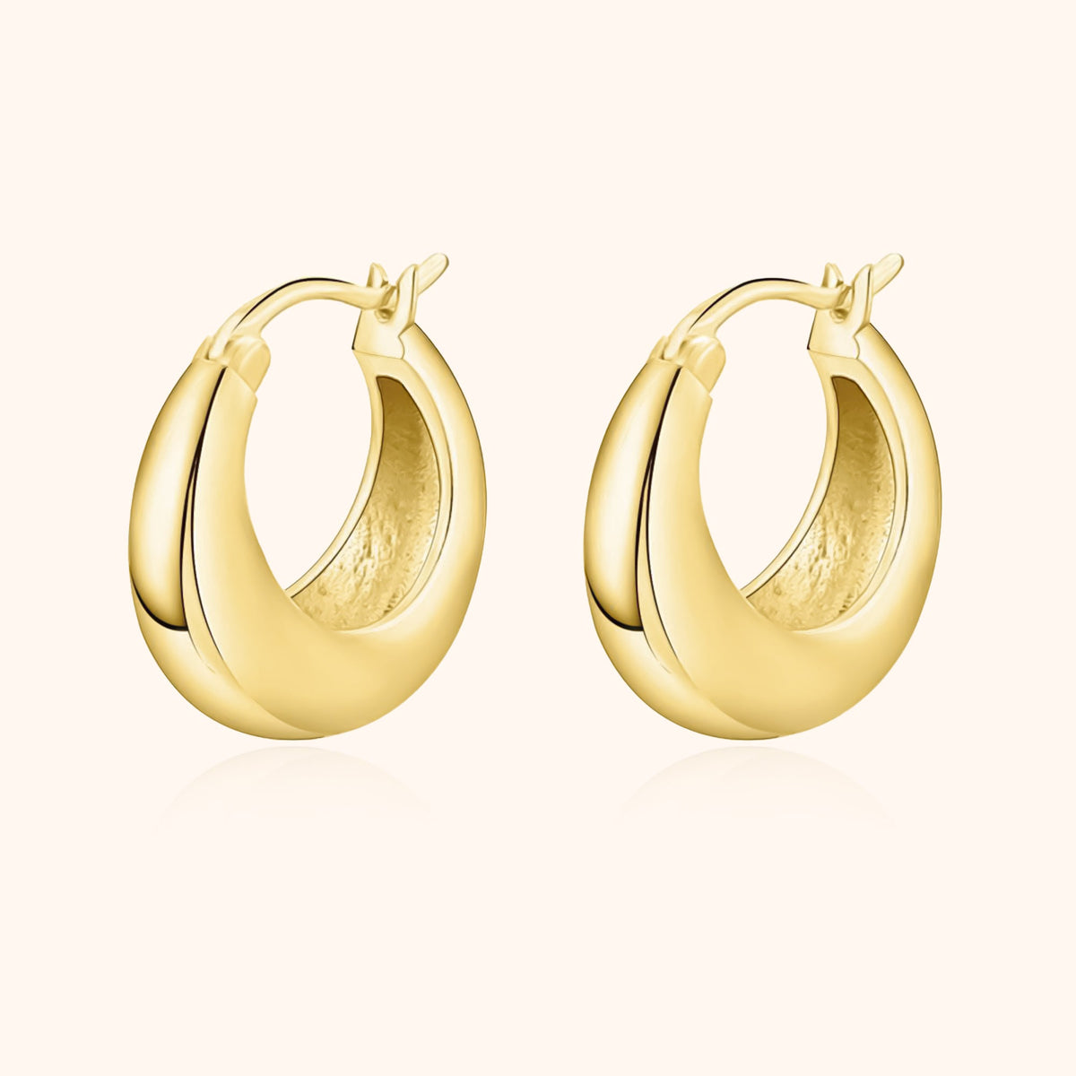 Isolde - Timeless Elegant Hoop Earrings