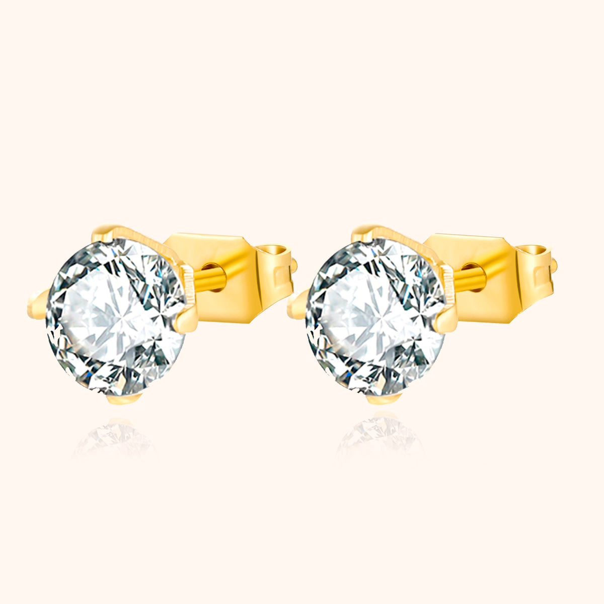 Mira Earrings - Sparkling Mini Studs with Zirconia
