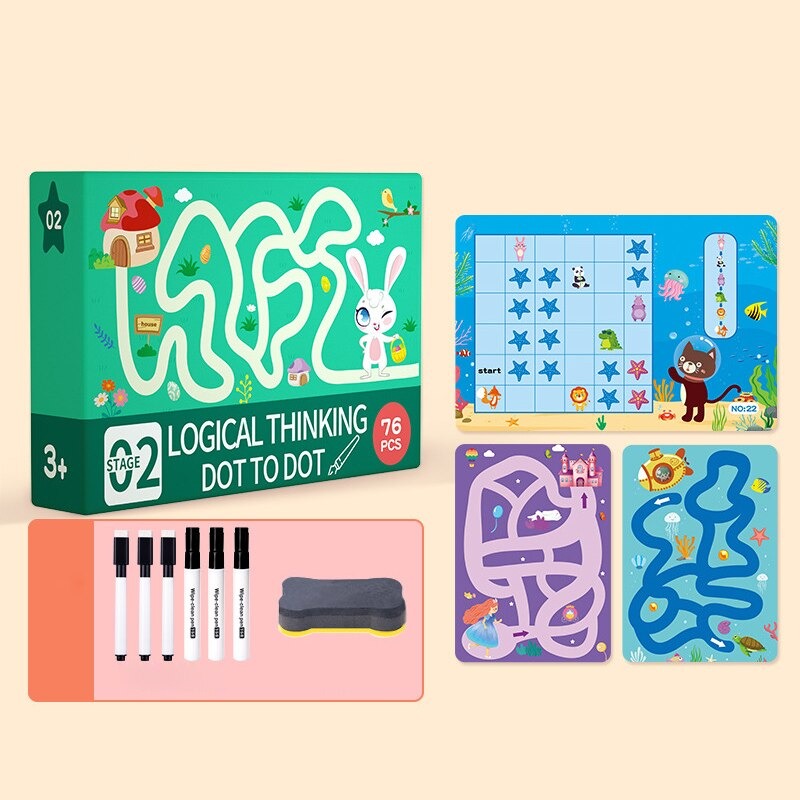 WriteMaster Board - Reusable Writing and Drawing Board for Kids