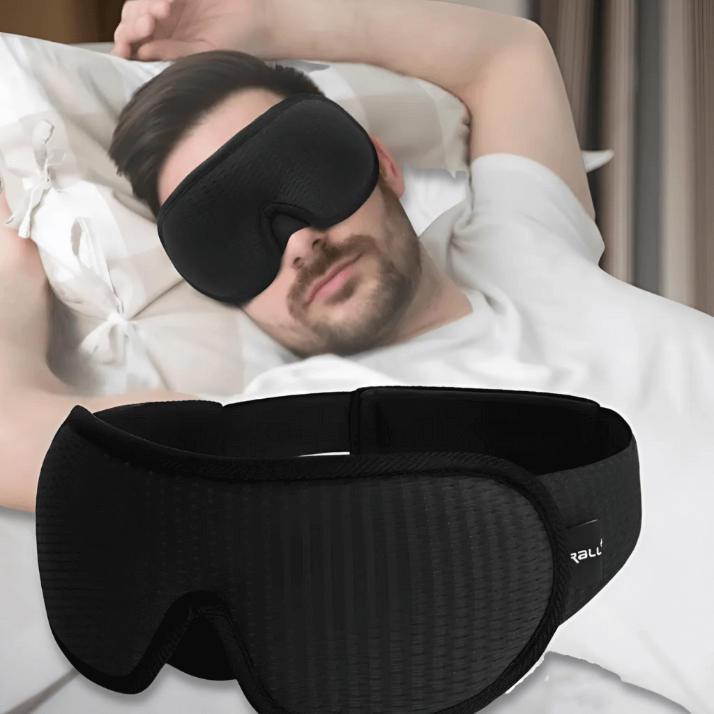 Pressure-Free Eye Mask - Comfortable Blackout Sleep Mask