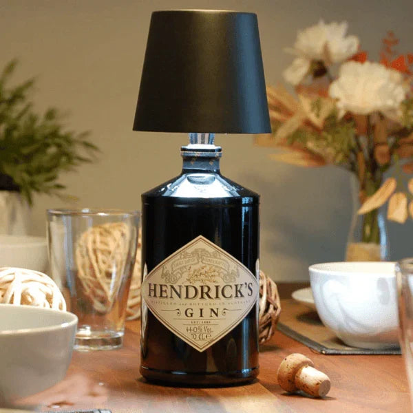 GlowBottle - Stylish LED Bottle Lamp for Warm, Cozy Lighting