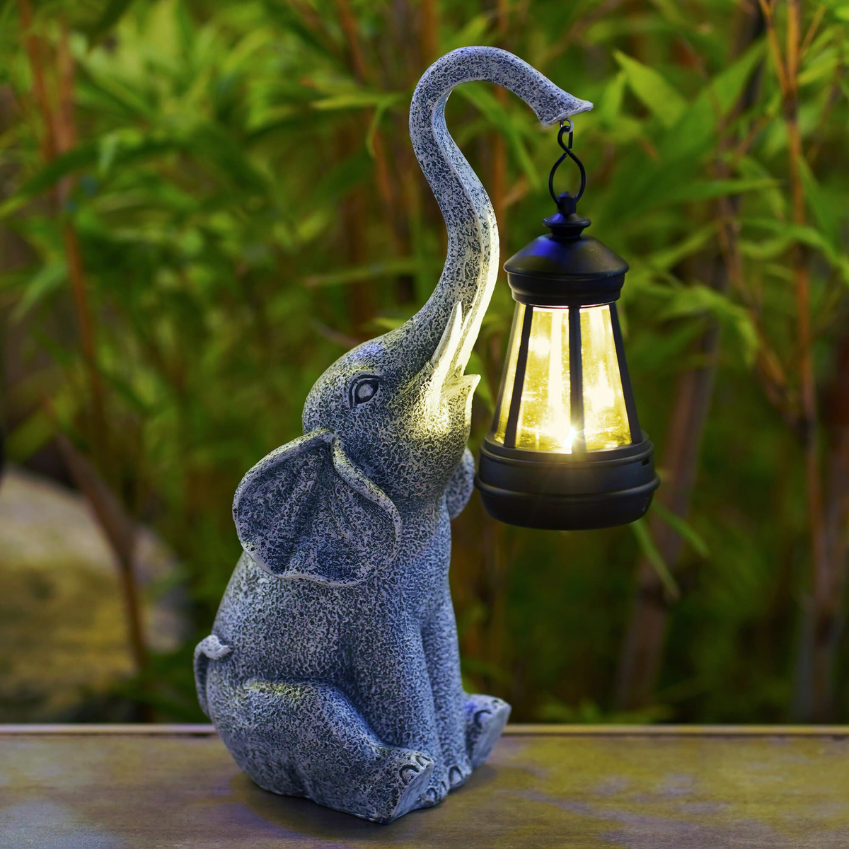 Elephanta - Solar Elephant Garden Light