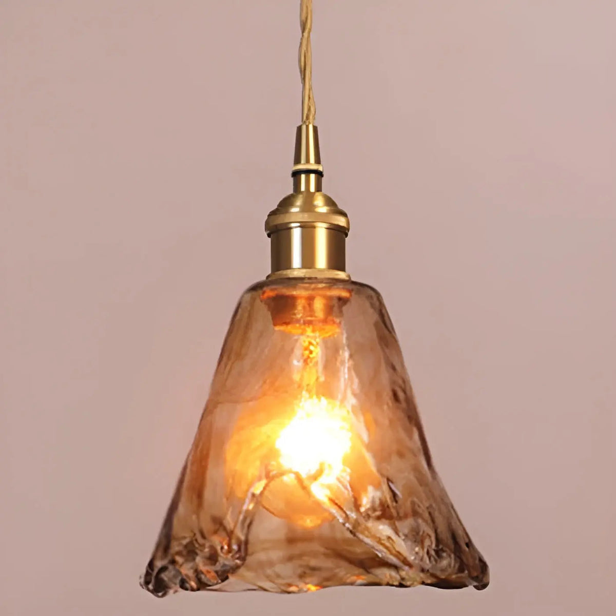 GlassElegance - Luxury Crystal Ceiling Lamp