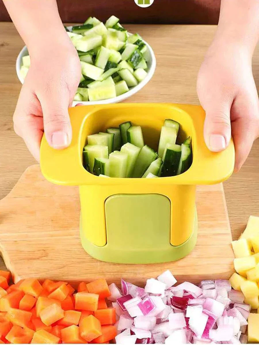 QuickChop Vegetable Cutter - Fast Slicing for Easy Meal Prep