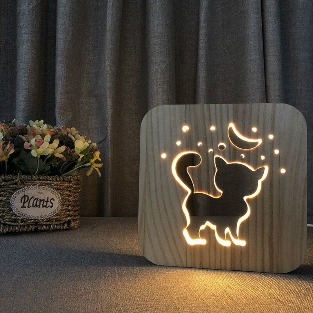 DesignLight - Warm Elegant Wooden Table Lamp