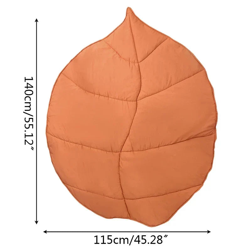 Leafy Comfort Baby Play - Soft Leaf-Shaped Play Mat