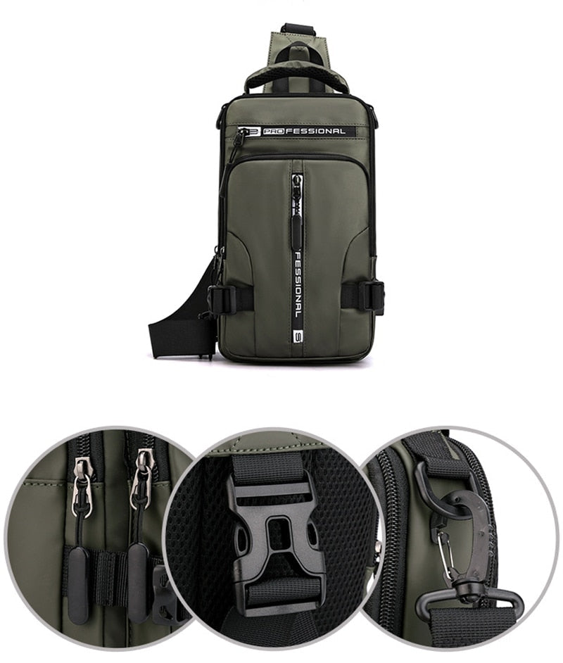 CityTrek Bag - Stylish Waterproof Oxford Crossbody Bag