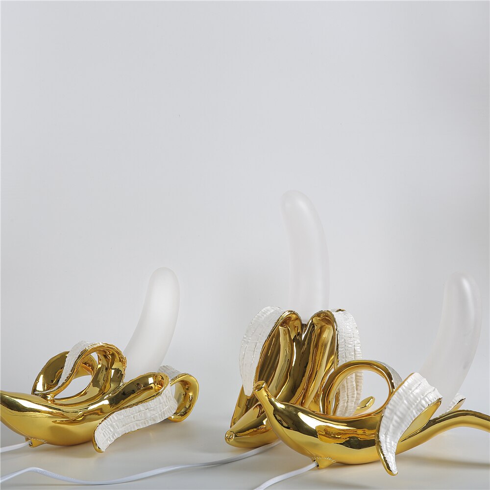Banana Lights Table Lamp - Elegant Art Deco Accent Light