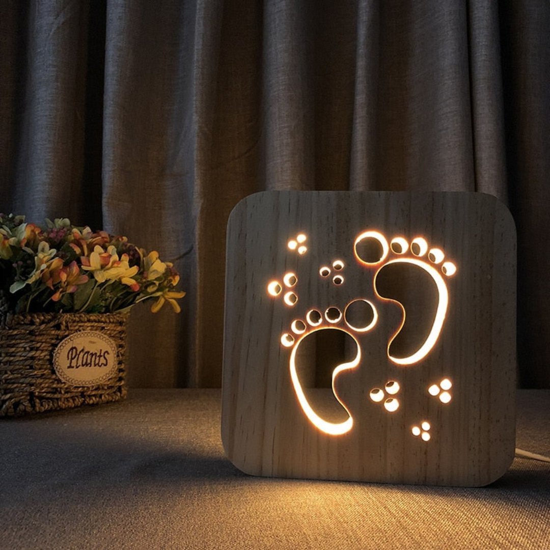 DesignLight - Warm Elegant Wooden Table Lamp