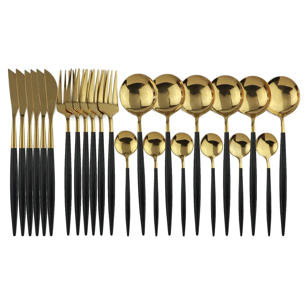 Foltrix - Elegant Dinner Cutlery Set