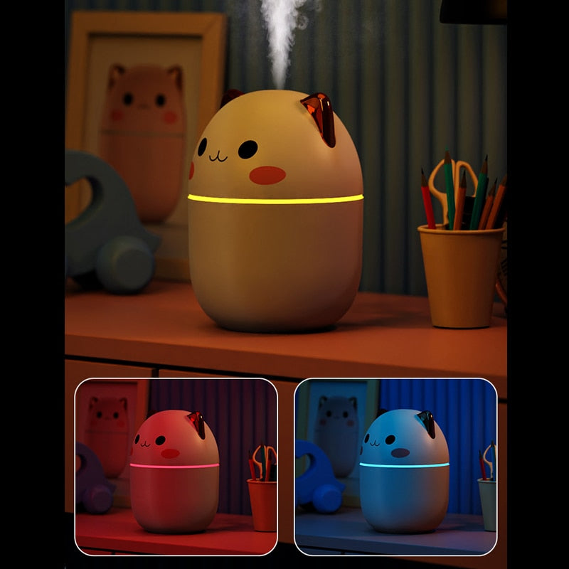 GlowMist Humidifier - Stylish Humidifier and Night Light for Home