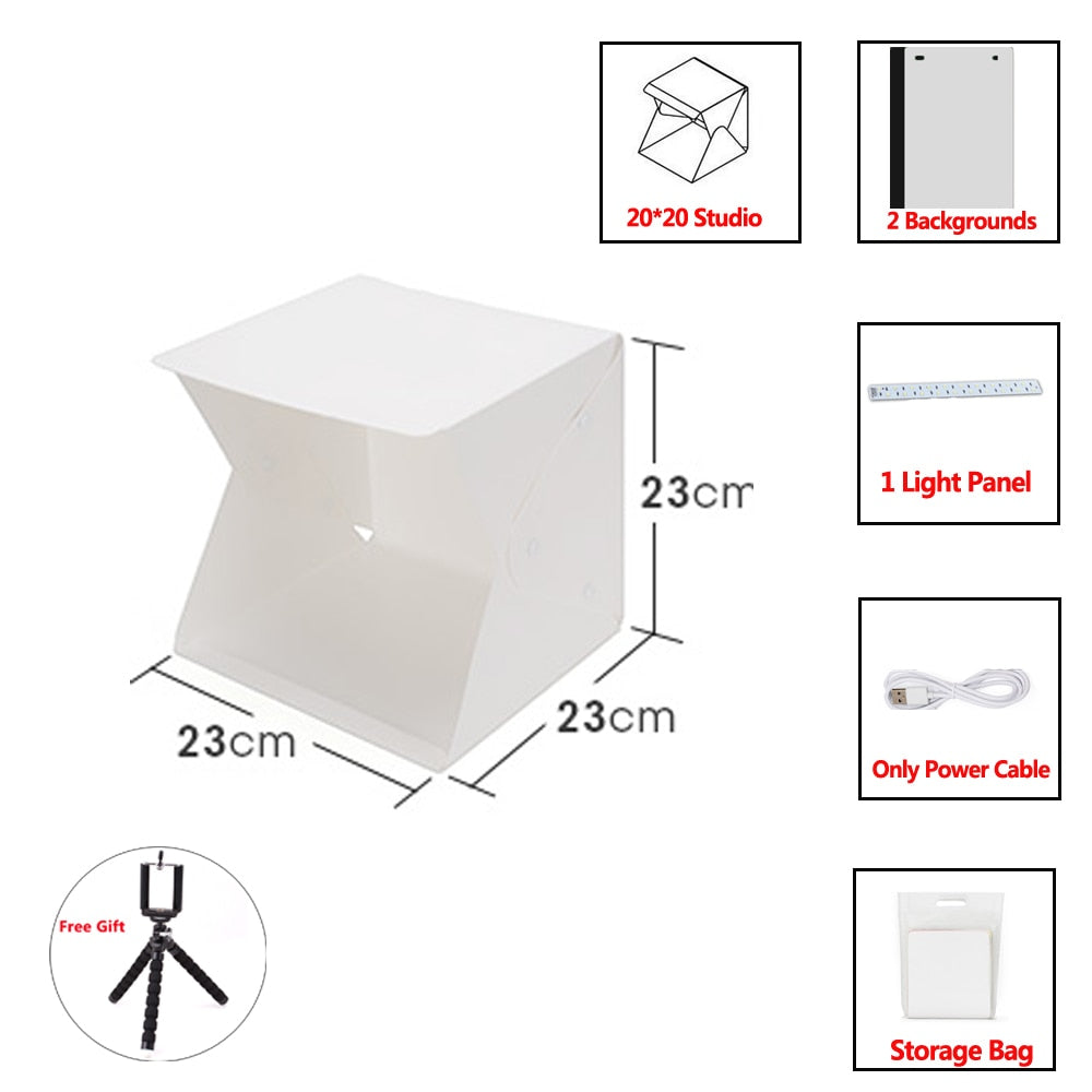Dolterna - Foldable Mini Studio With Tripod