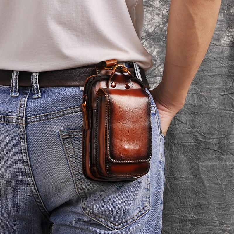 EliteGuard - Premium Leather Waist Bag for Men