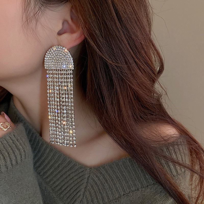 Statement Earrings - Elegant Stainless Steel Earrings for Special Occasions