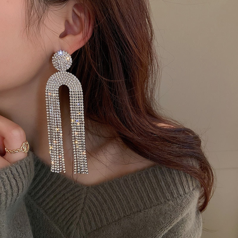 Statement Earrings - Elegant Stainless Steel Earrings for Special Occasions