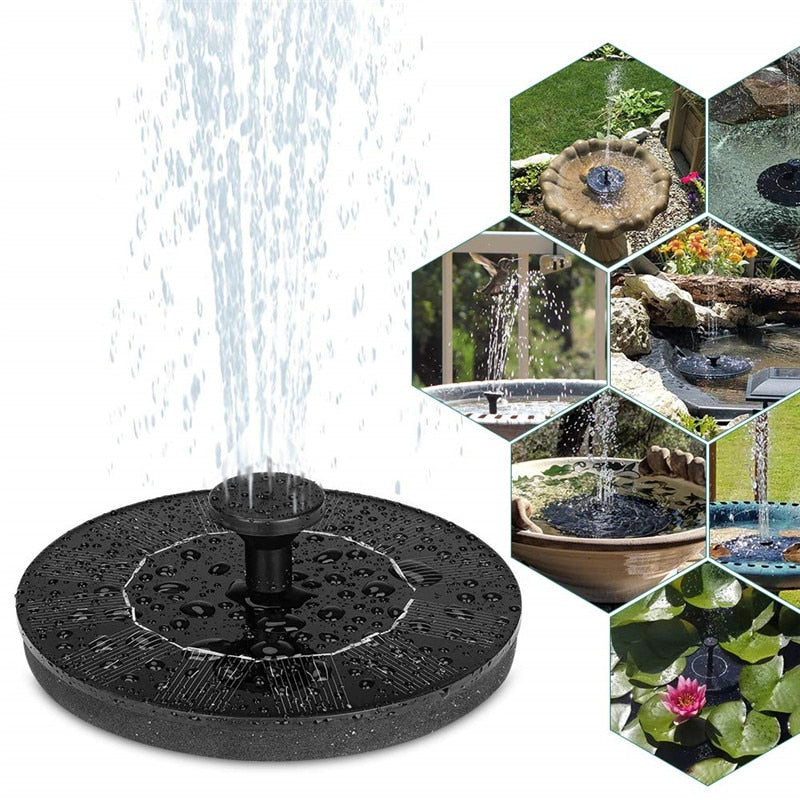 ZenFlow Fountain - Solar-Powered Wireless Garden Fountain