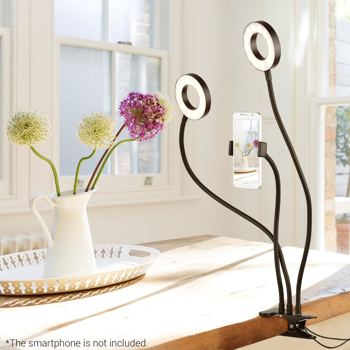 Corvi Vale - Adjustable LED Ring Light For Selfies