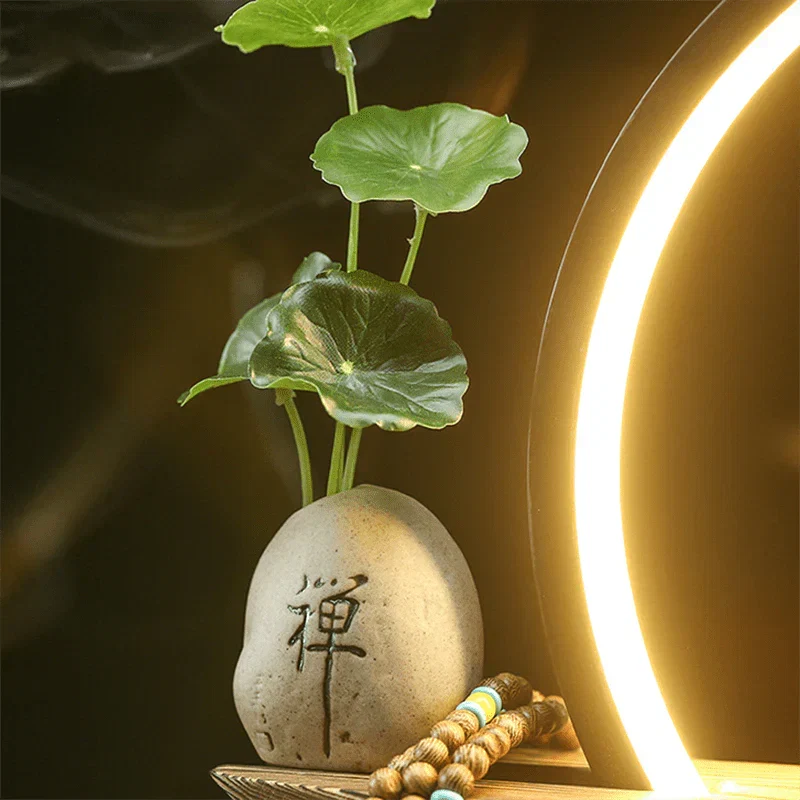 SereneStag - Elegant White Deer Incense Burner Lamp