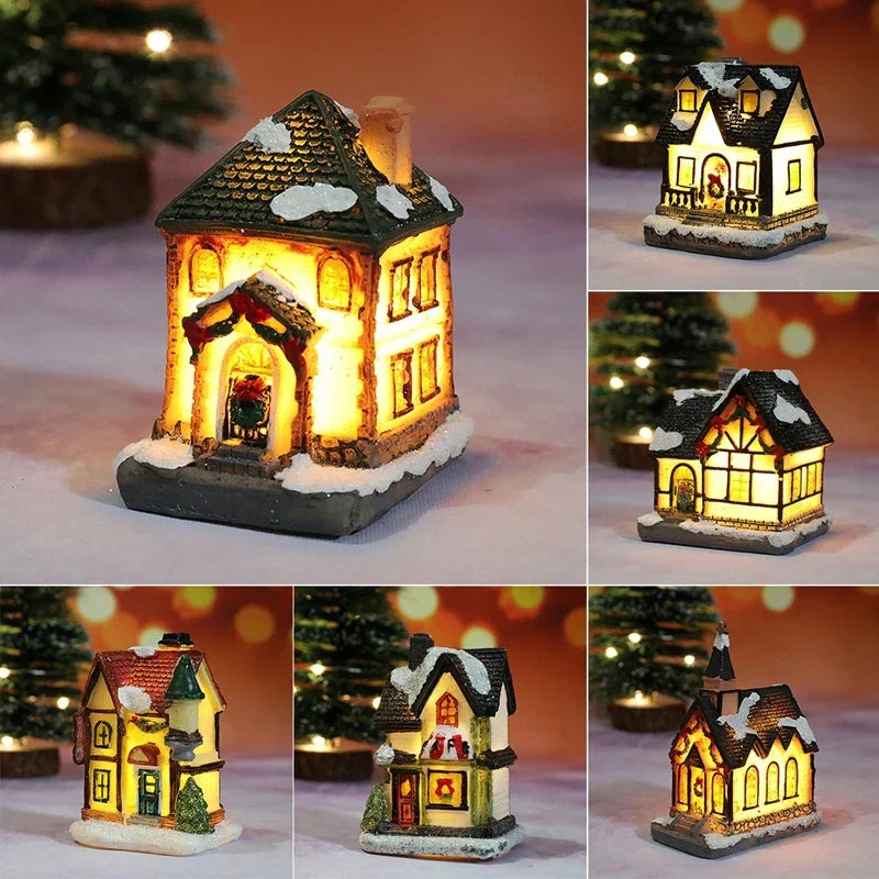MagicGlow Houses - Light-Up Christmas Village Decor