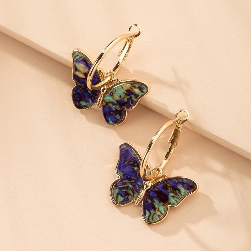 Lepidara - Elegant Butterfly Earrings