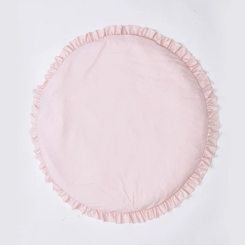 CozyCotton Round Mat - Soft Baby Play and Crawling Mat
