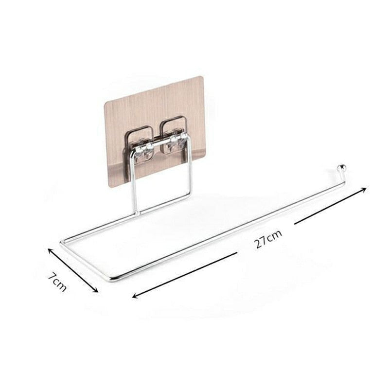 RollMate Holder - Stainless Steel Paper Towel Holder Set