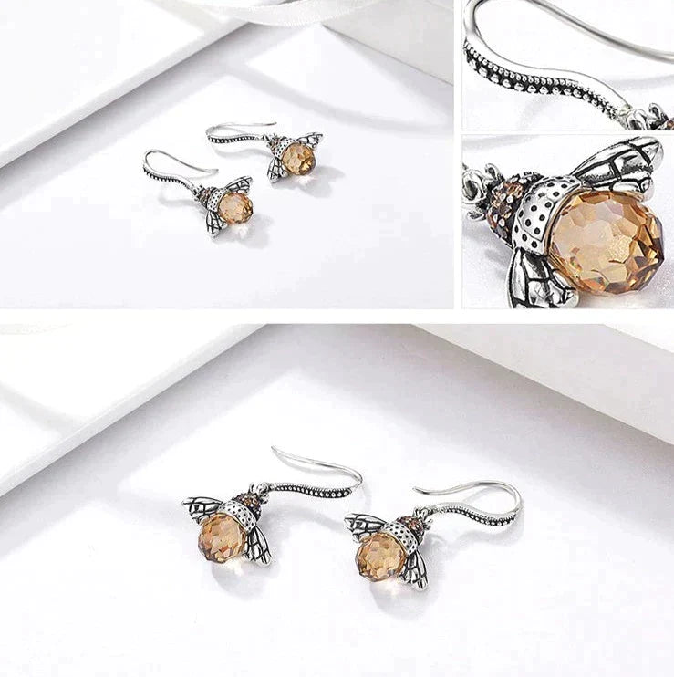 Guinelle - Queen Bee Drop Earrings