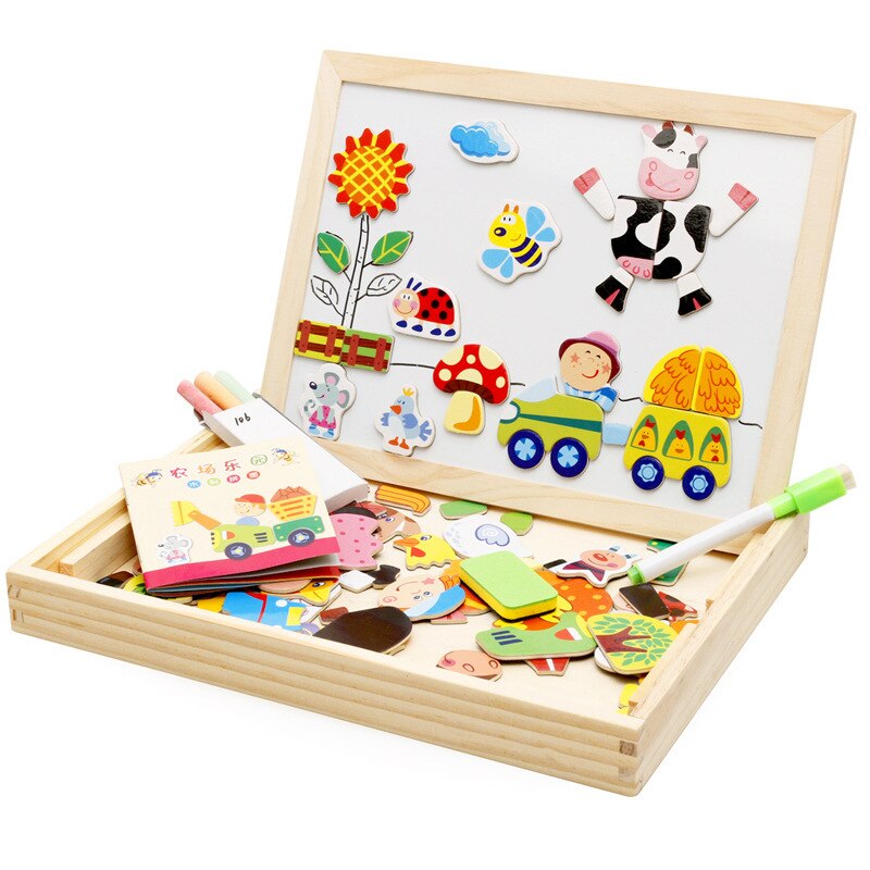 MagnaKunst Studio - Magnetic Drawing Board and Chalkboard for Kids