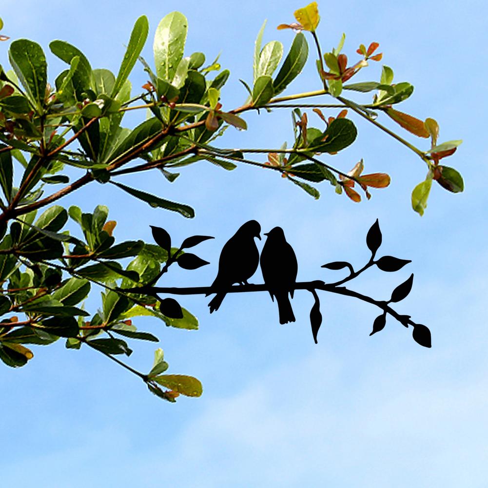 FeatherGlow Garden Art - Metal Bird Sculpture for Your Garden