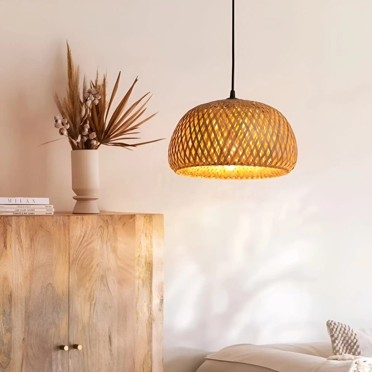 Kavendish - Handwoven Rattan Pendant Ceiling Light