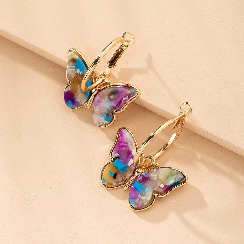 Lepidara - Elegant Butterfly Earrings
