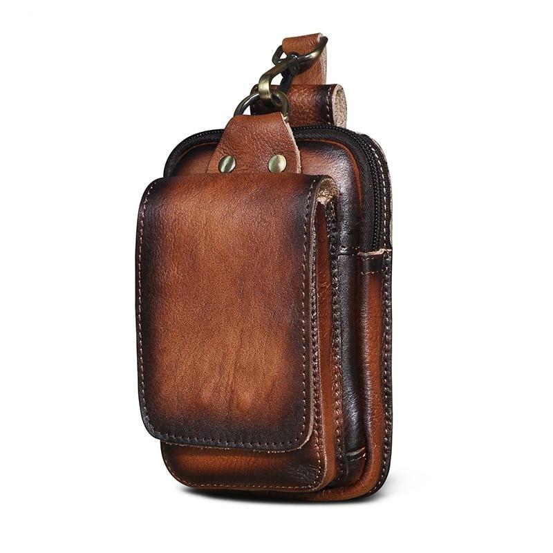 EliteGuard - Premium Leather Waist Bag for Men