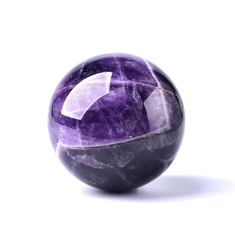 Amethyst Globe - Energizing Crystal Sphere for Your Home