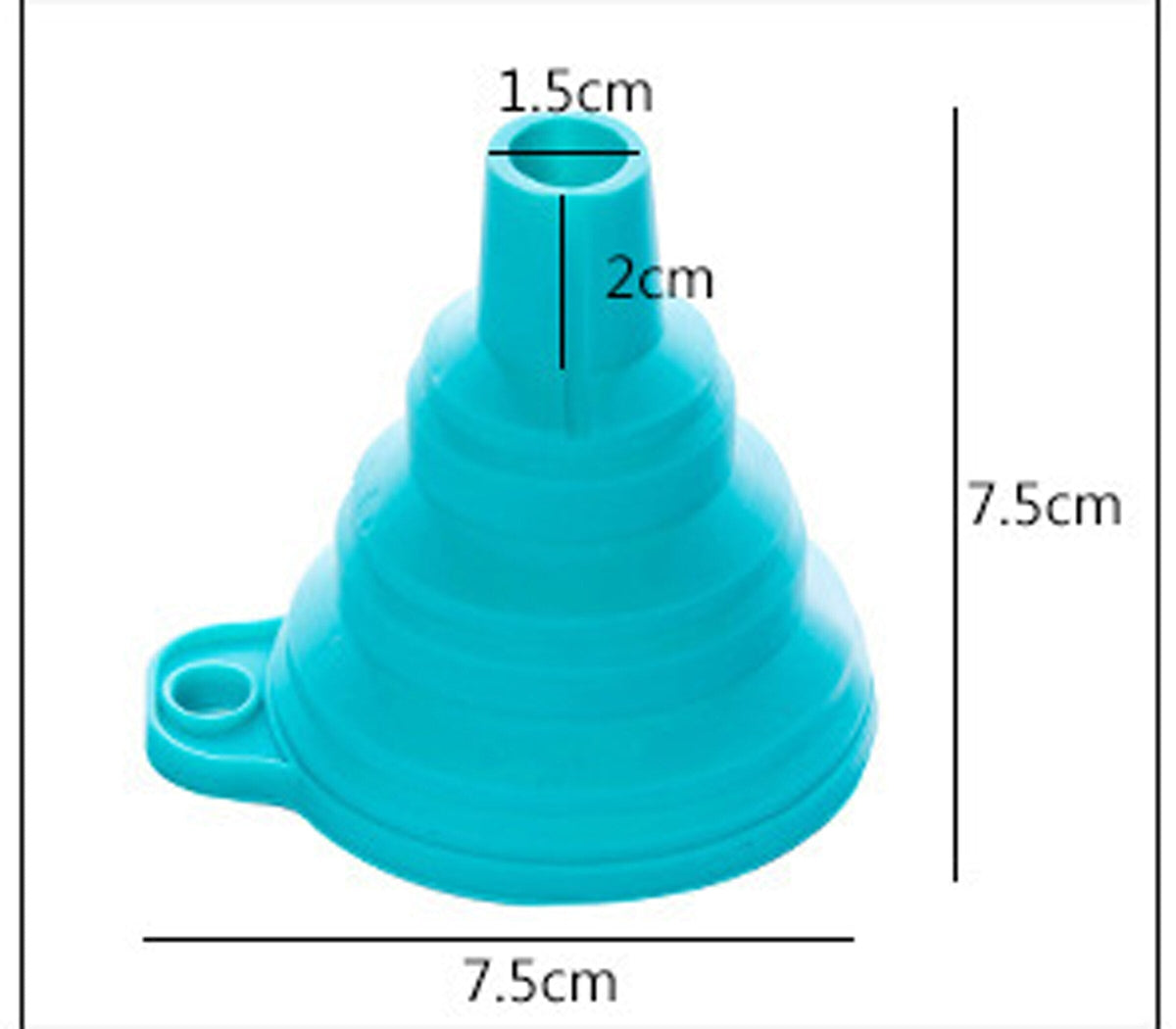 FoldEase Funnel - Collapsible Kitchen Funnel for Quick Pouring